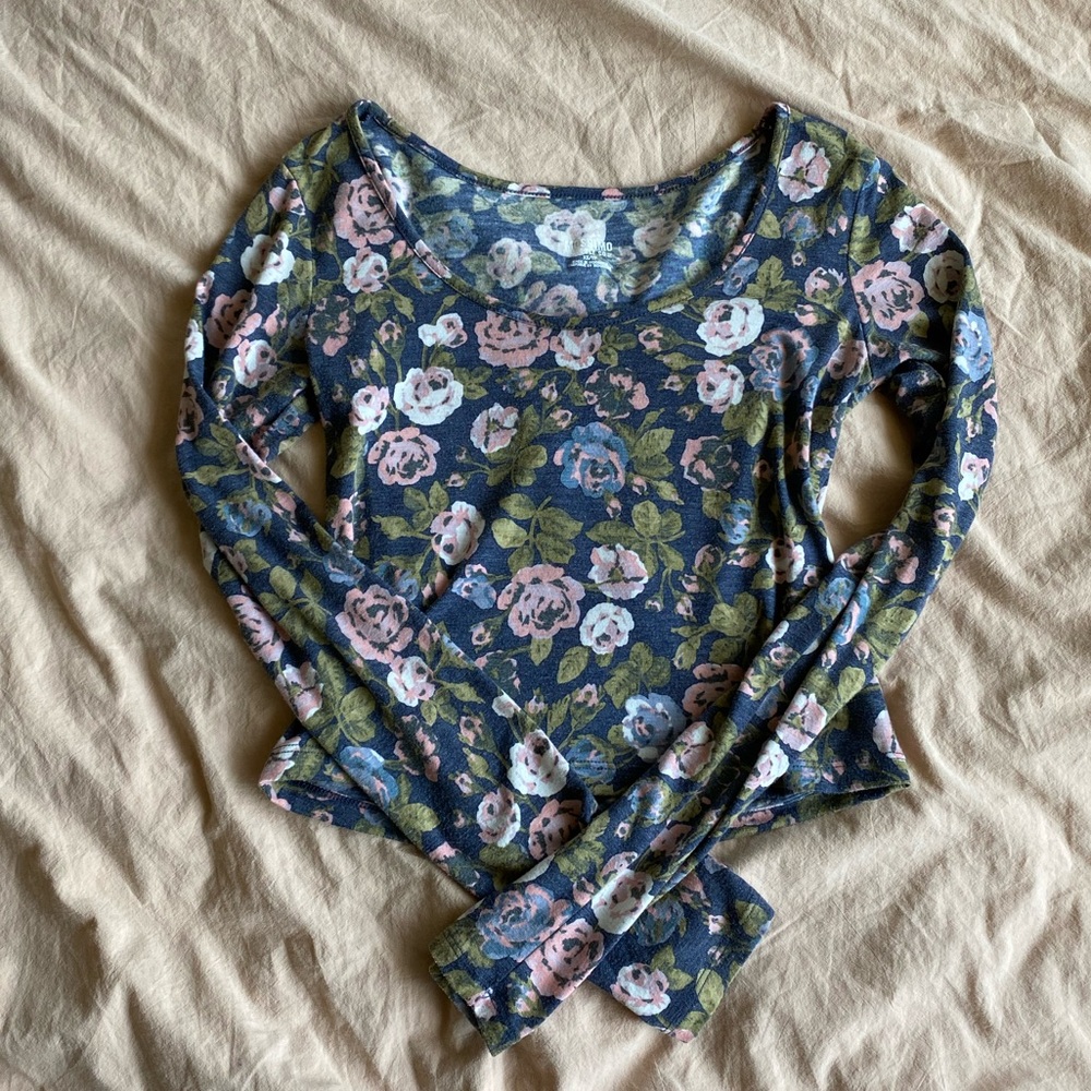 FLORAL CROP TOP